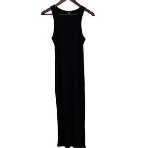 Black Sleeveless Maxi Dress